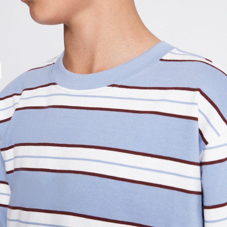 Long sleeve tee "Eliot" Blue